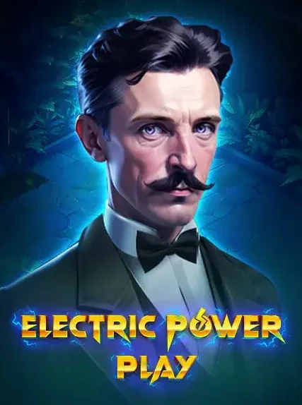 Decorative casino game artwork for SpinFin: Electric Power